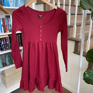 Wild Fable Thermal Baby Doll Dress So 90’s! Sz S